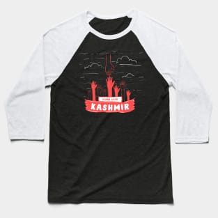 Stand With Kashmir To Stop This Massacre - Stop Killing Baseball T-Shirt